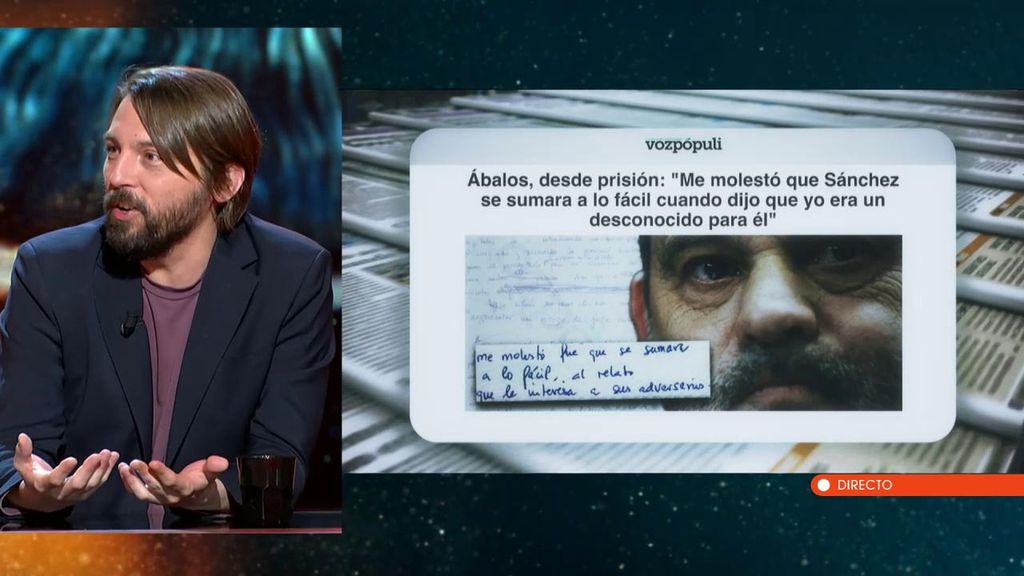 Soto Ivars reacciona a las declaraciones de José Luis Ábalos desde la cárcel: "Para mí es un mito viviente