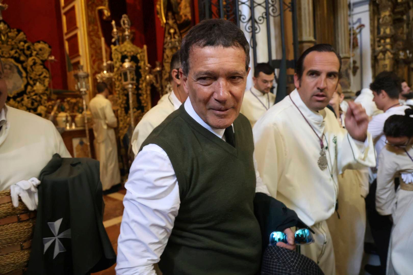 Antonio Banderas, en la Semana Santa de Málaga