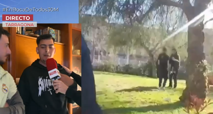 Izan, joven con un 35 % de discapacidad, tras sufrir una paliza: 