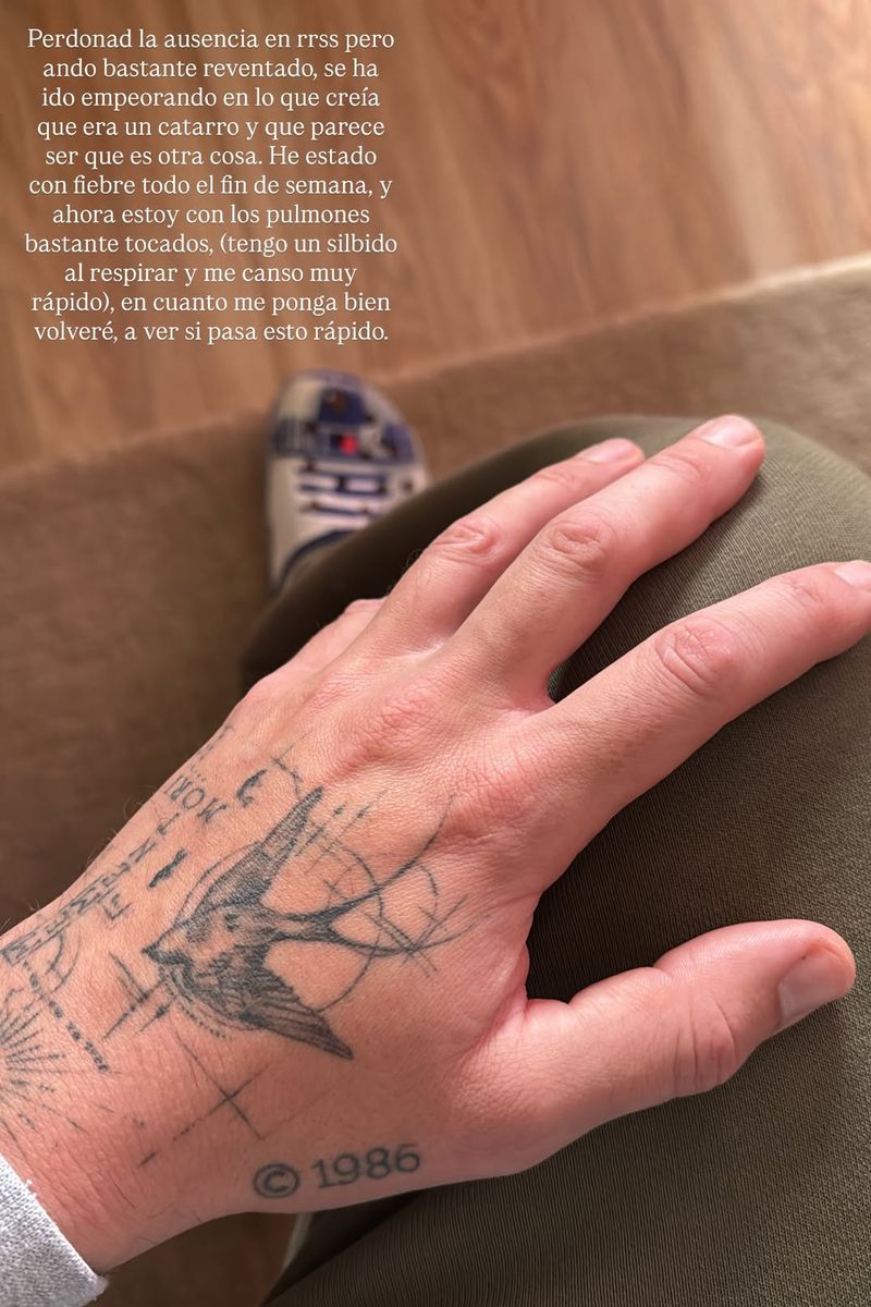 Diego Matamoros preocupa por su estado de salud