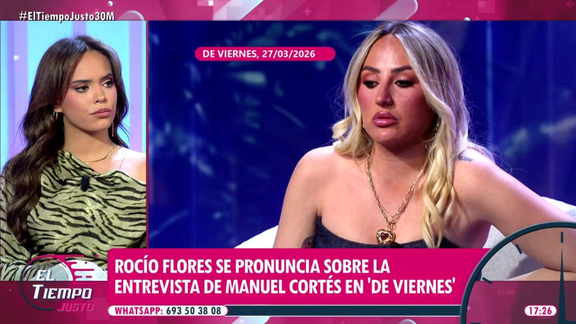 Gloria Camila hace una petición tras las declaraciones de Rocío Flores por la entrevista de Manuel Cortés