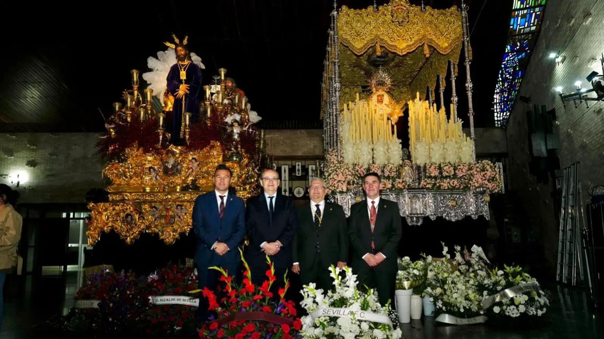 Imagen de la ofrenda de este Lunes Santo