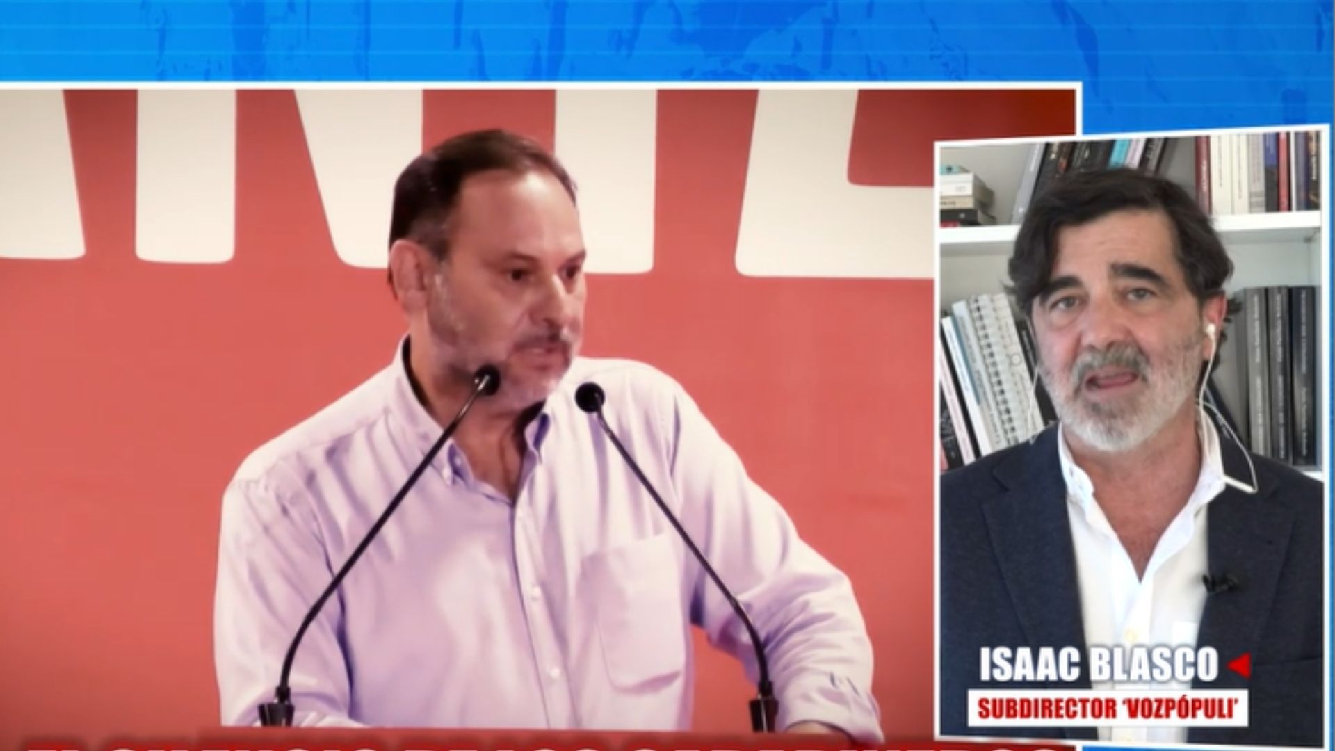Isaac Blasco, subdirector de 'Vozpópuli, desvela los detalles de su entrevista a Ábalos a pocos días del juicio: "Ha recibido más cariño dentro de la cárcel que en el Congreso"
