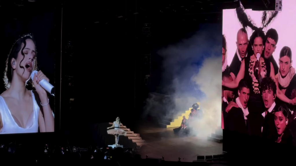 Rosalía en el Movistar Arena durante su gira 'LUX'