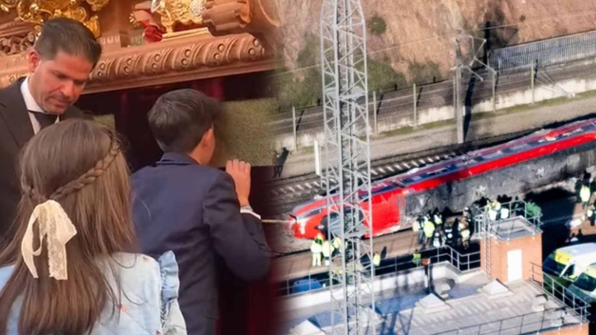 Un nieto de las víctimas de Adamuz, entre lágrimas al dedicar el salto del trono a su abuela fallecida: "Siempre vas a estar con nosotros"