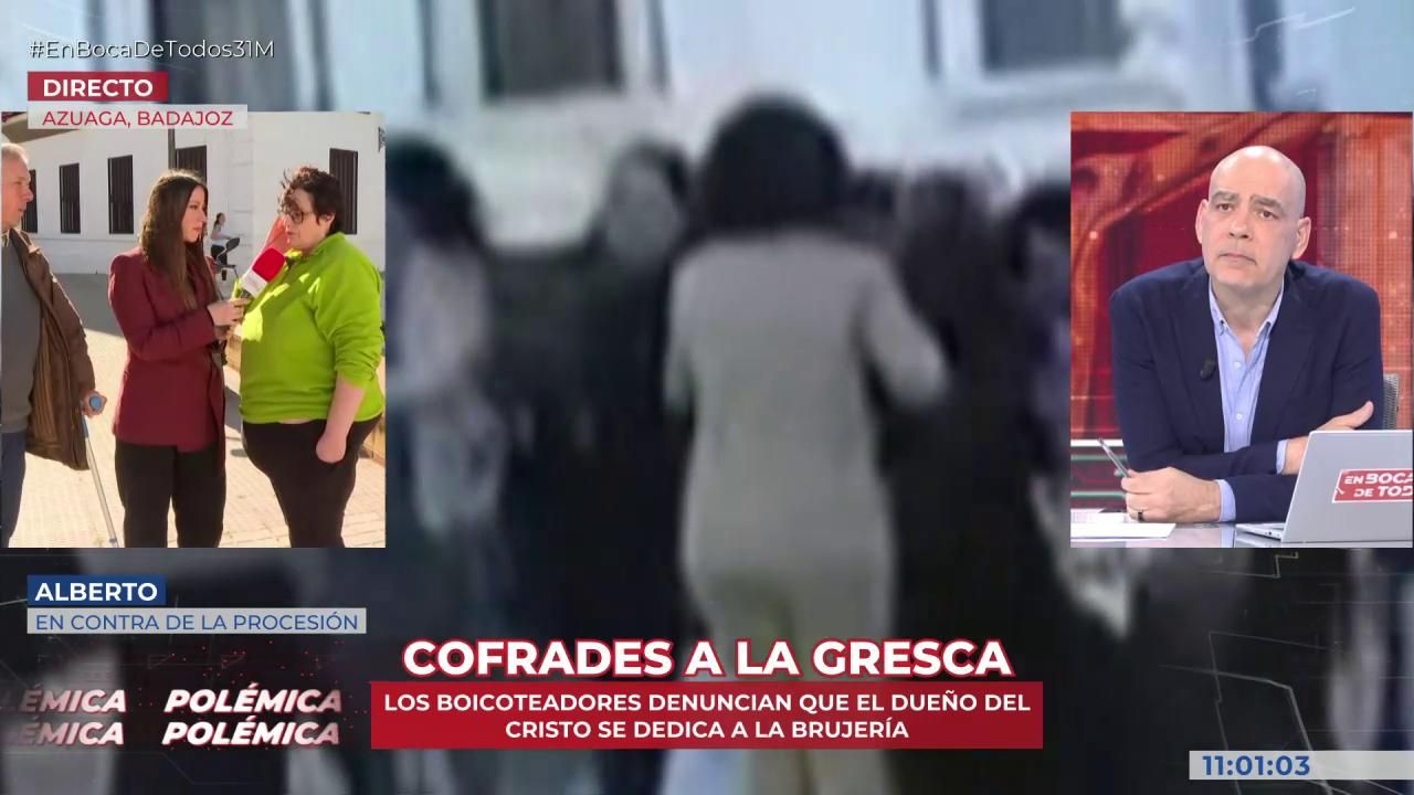 Agreden brutalmente al sacristán de Azuaga (Badajoz) por intentar impedir la procesión de un brujo: “Me tiraron al suelo y me apalearon, como en una película”