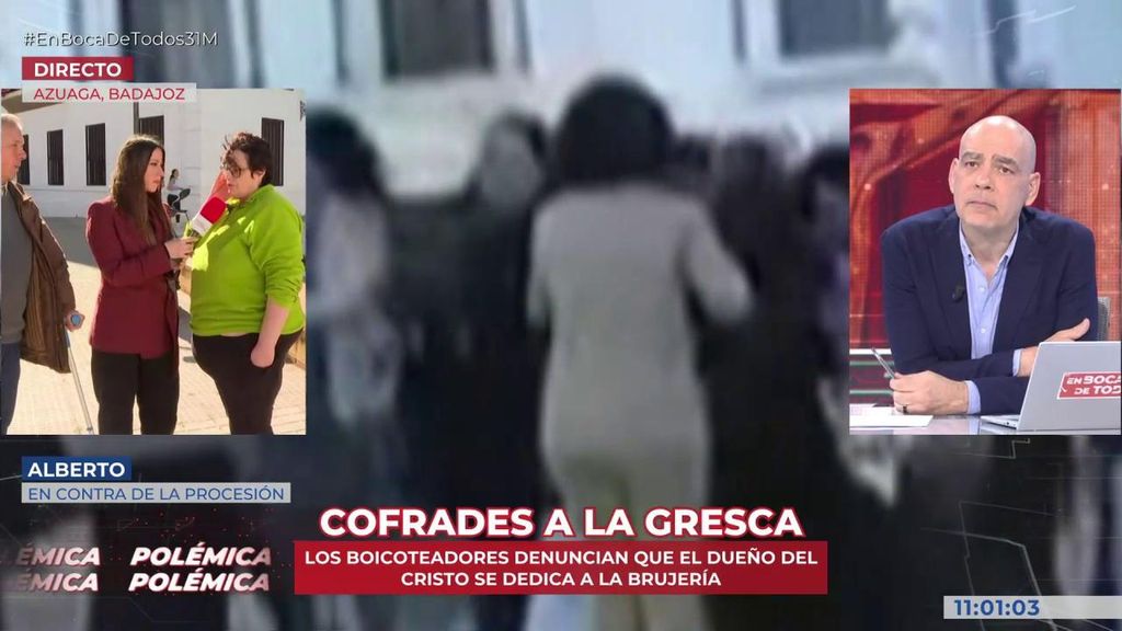 Agreden brutalmente al sacristán de Azuaga (Badajoz) por intentar impedir la procesión de un brujo: “Me tiraron al suelo y me apalearon, como en una película”