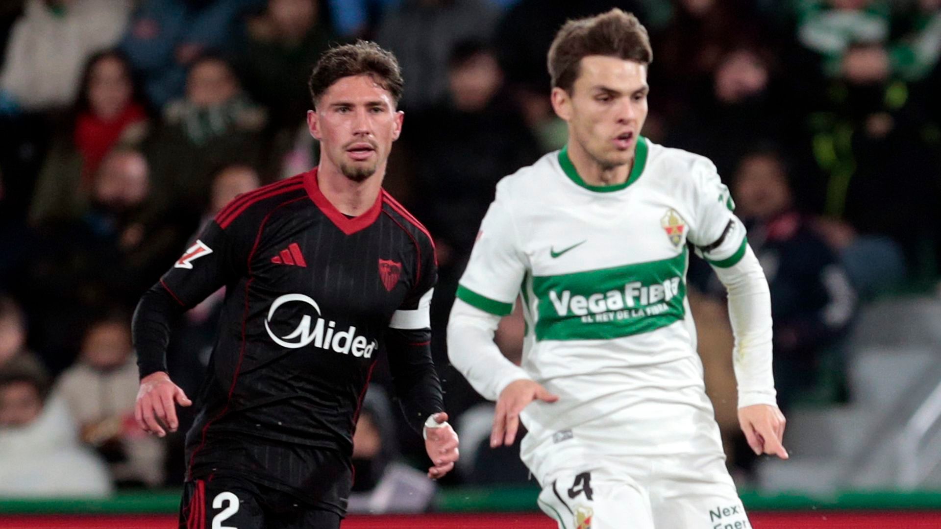 Aleix Febas ante el Sevilla Aleix Febas ante el Sevilla