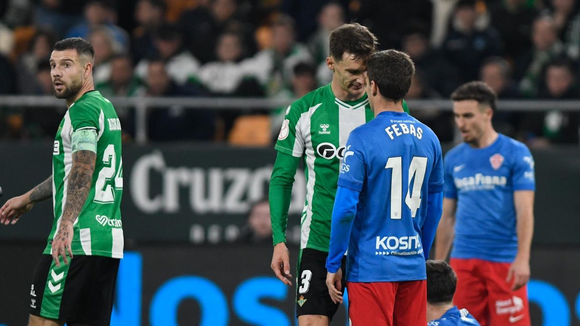 Diego Llorente y Febas, en el Betis-Elche de Copa