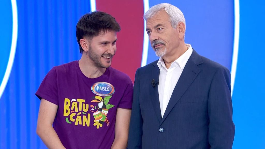 Un concursante sorprende a Carlos Sobera con un cómico momento: ''¡Eso es un talento oculto!''