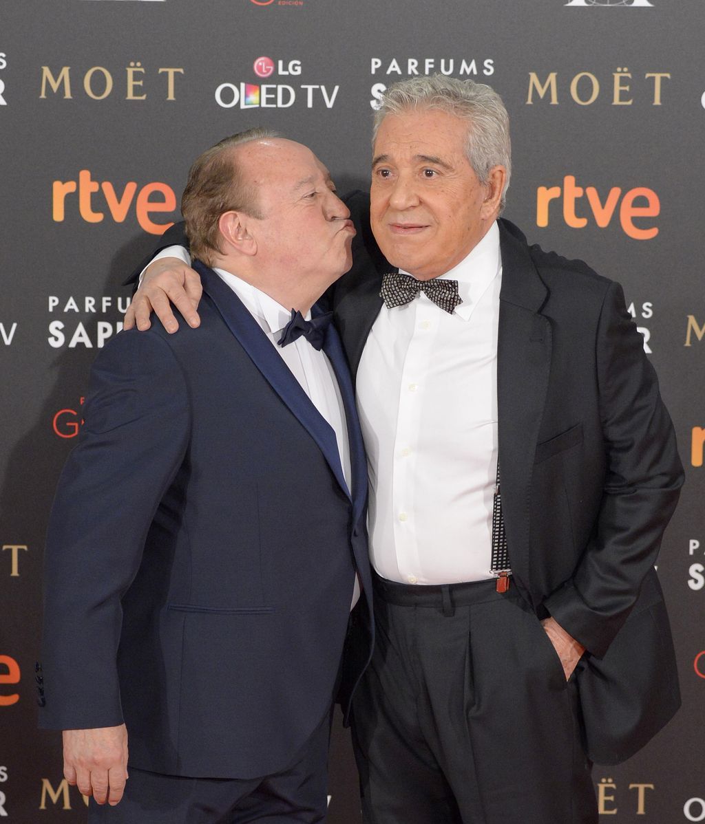 Fernando Esteso y Andrés Pajares, en una imagen de archivo