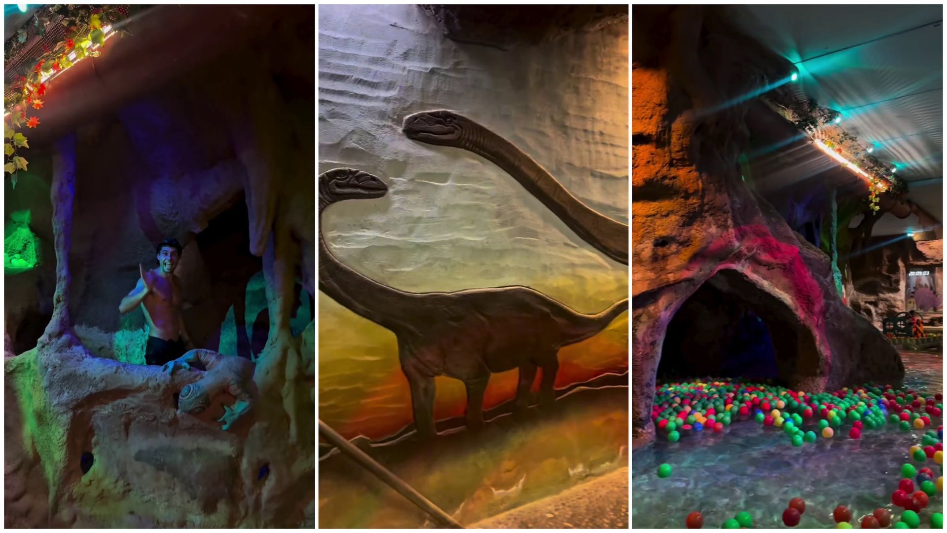 Imágenes del interior de 'Dinópolis' que Javier Tudela ha compartido
