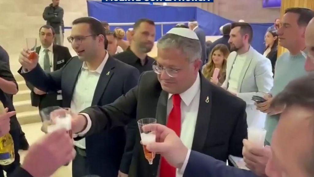 Itamar Ben Gvir, el ministro israelí que brinda con champán y una soga en la mano por la pena de muerte a palestinos