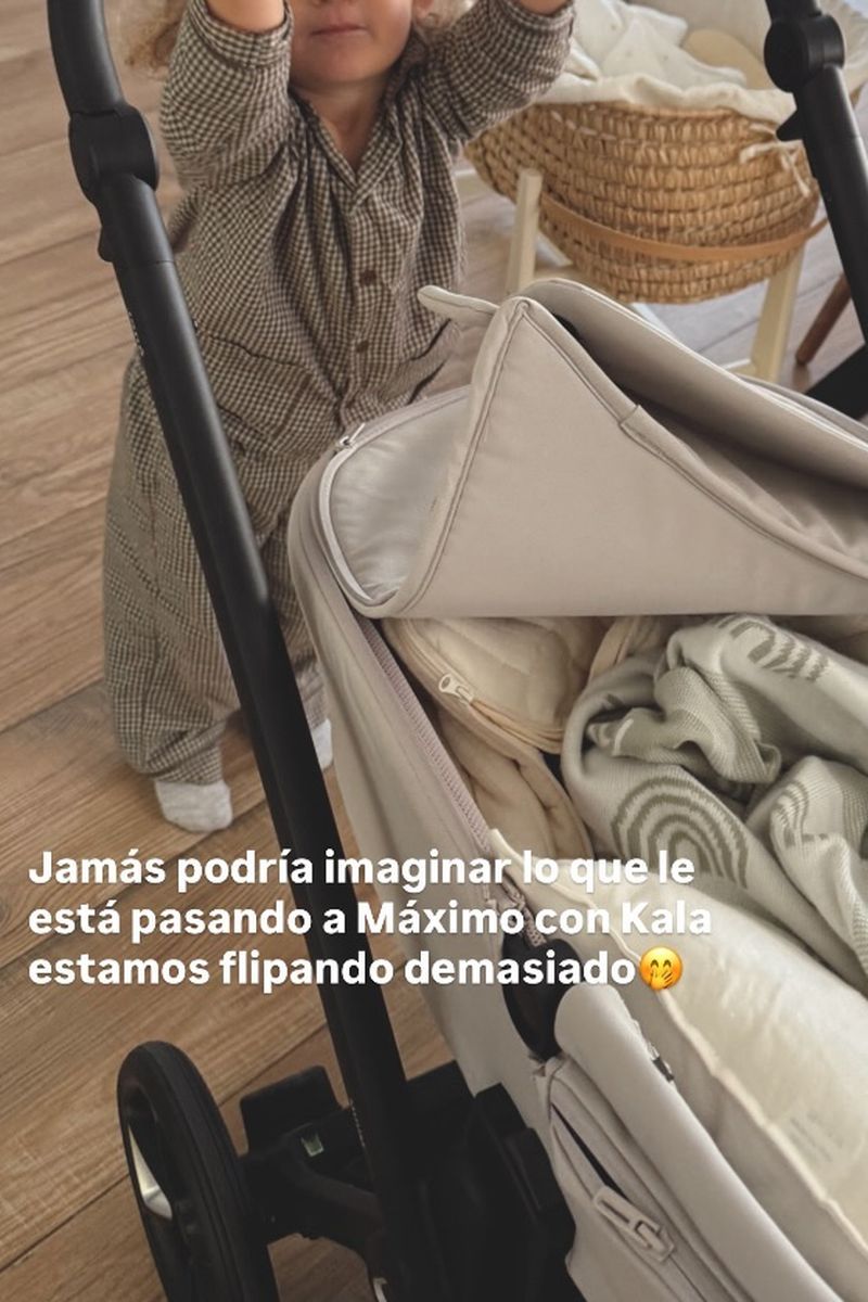 Máximo paseando a Kala