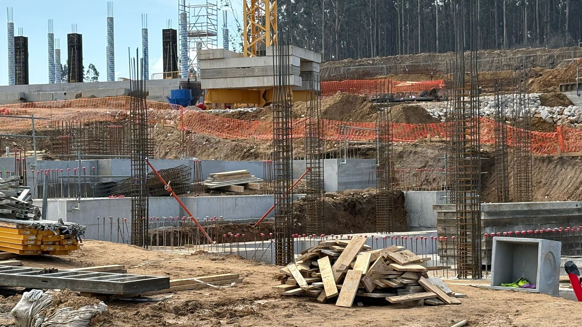 Obras en la Ciudad Deportiva Afouteza