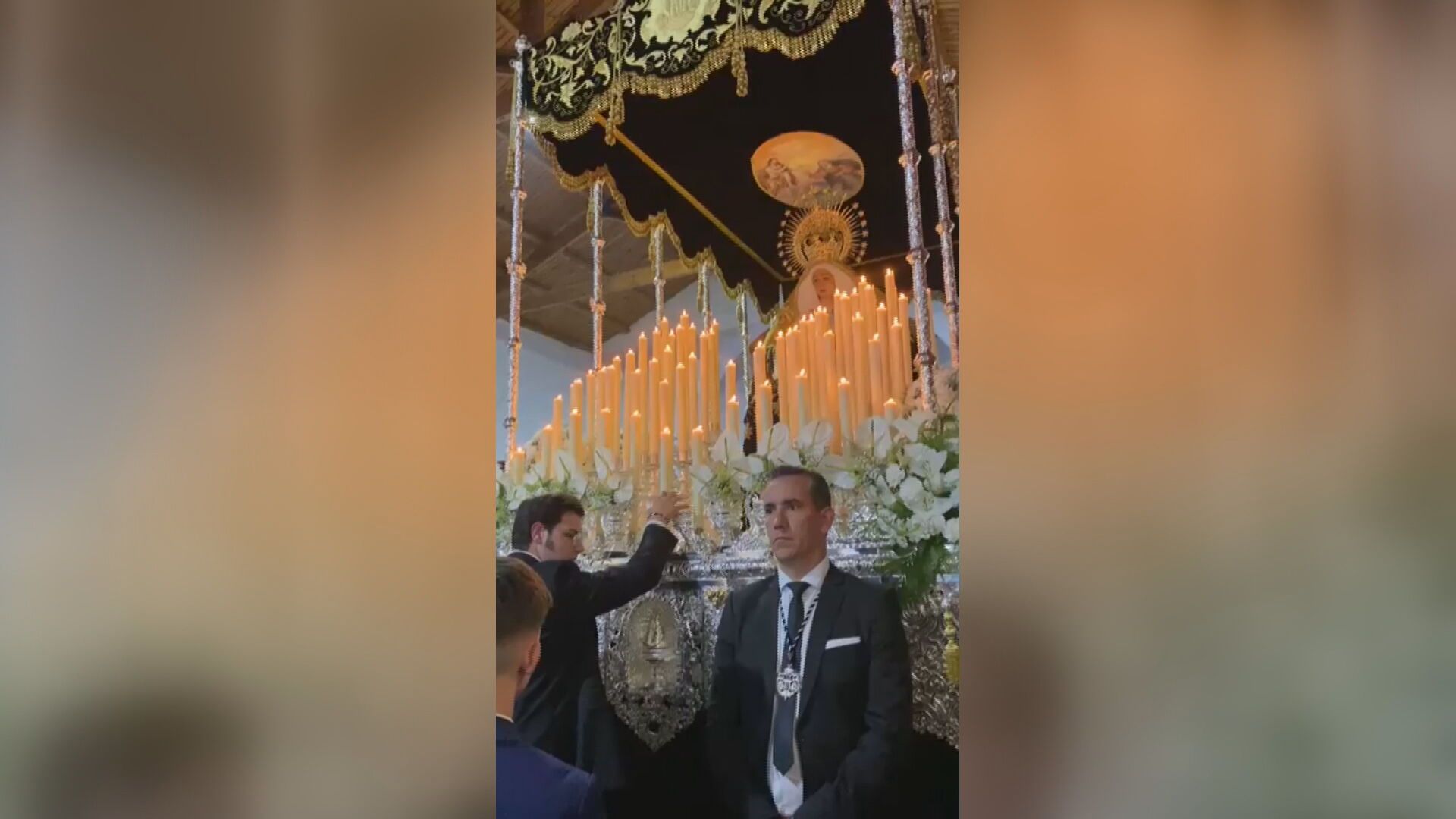 Por segundo año consecutivo, serán solo hombres quienes porten la Virgen de los Dolores de Punta Umbría, Huelva