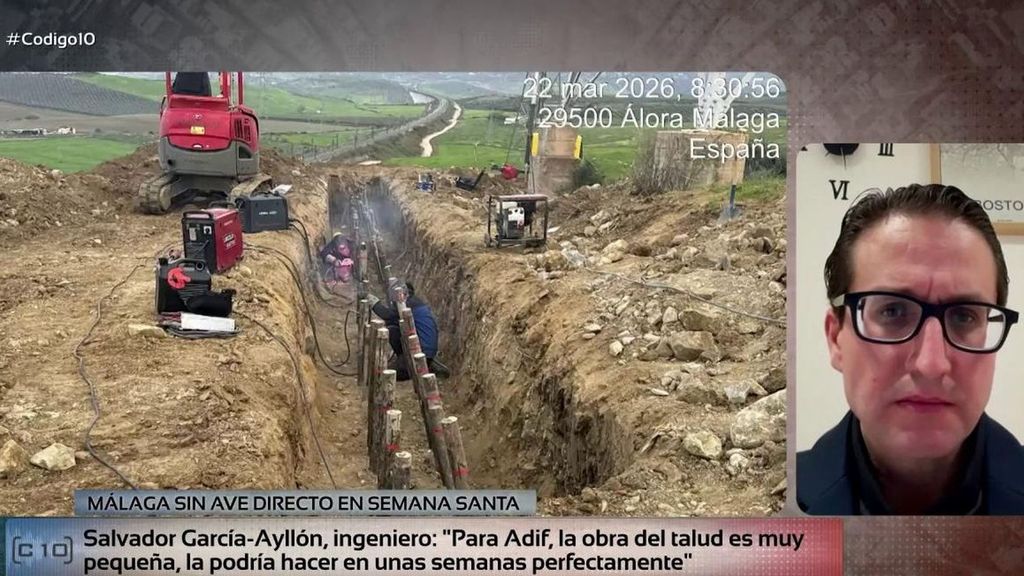 ¿Imposibilidad o falta de mantenimiento? Un ingeniero de caminos asegura que los trabajos del AVE a Málaga "son una obra de chichinabo"