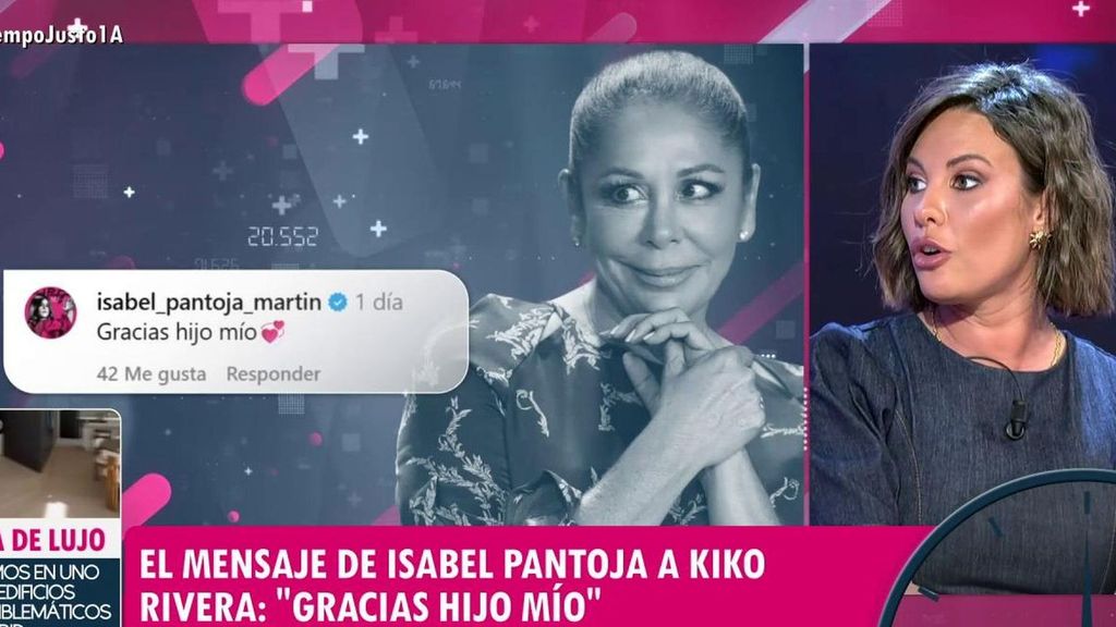 Isabel Pantoja contesta públicamente a Kiko Rivera y Jessica Bueno reacciona