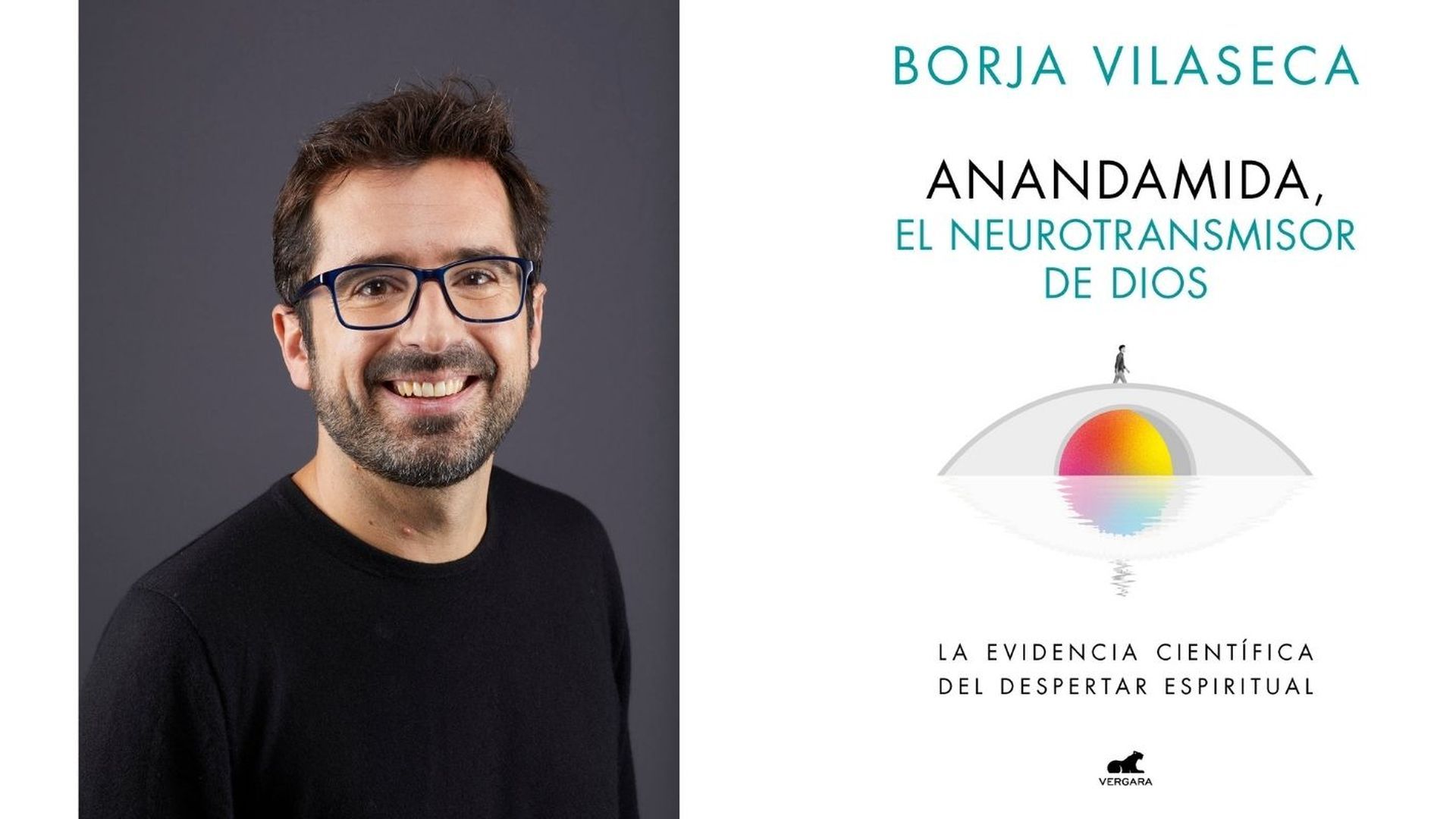 Borja Vilaseca y la cubierta de su libro