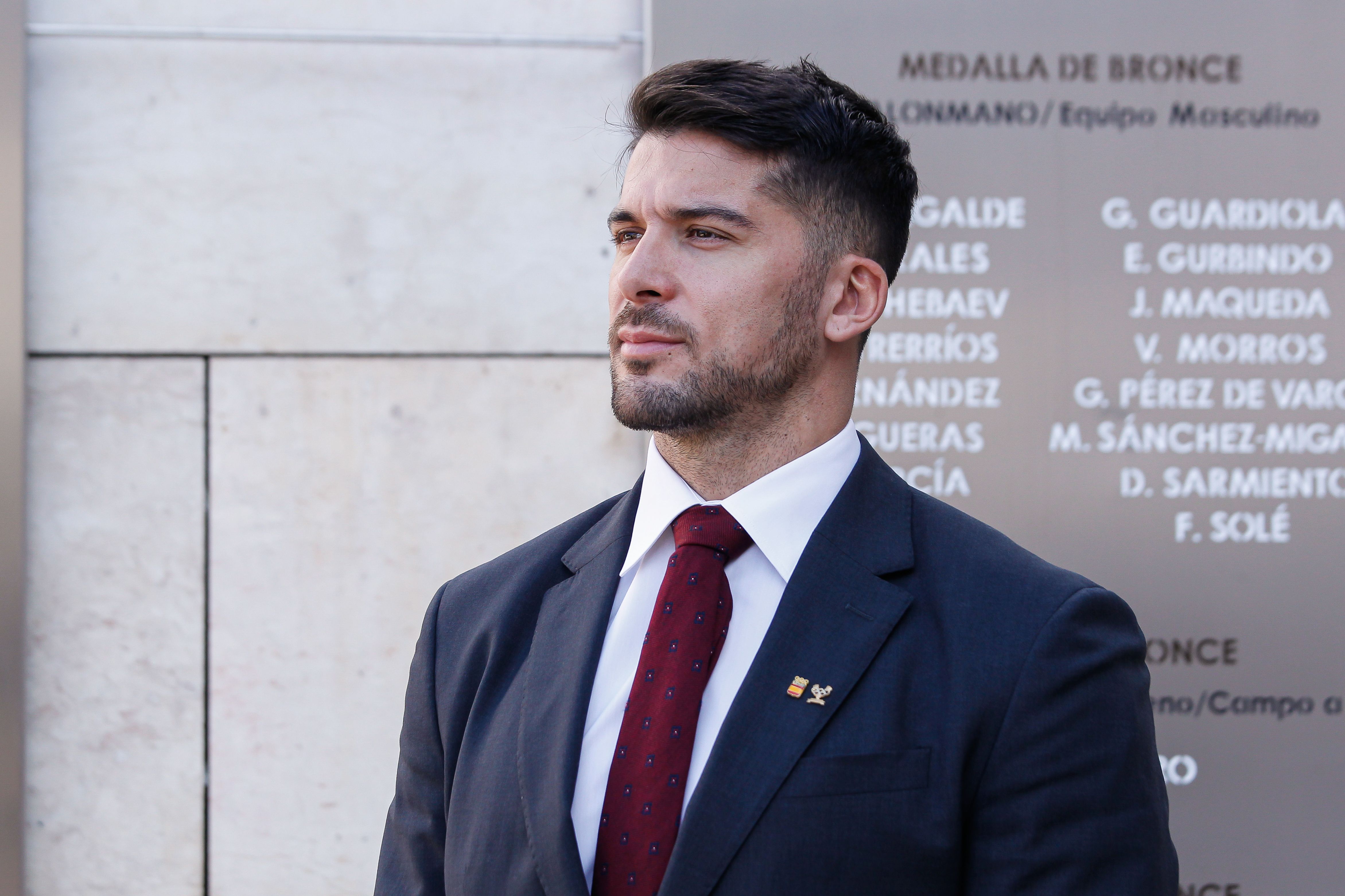 Cristian Toro en la sede del COE