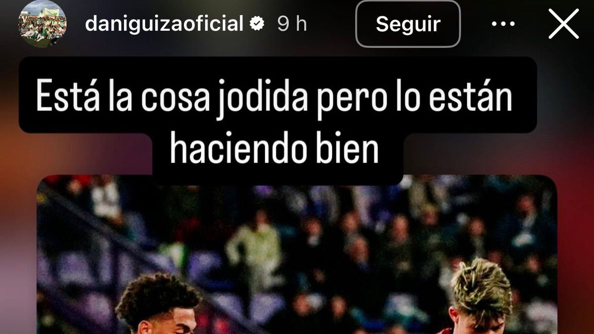 Dani Güiza denuncia la situación cadista