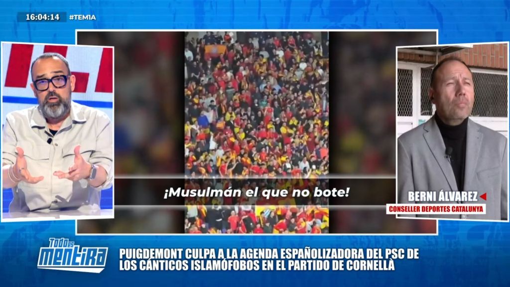Risto Mejide, al conseller de deportes de Catalunya sobre la actuación de las instituciones en el partido de España-Egipto: "Me indigna"