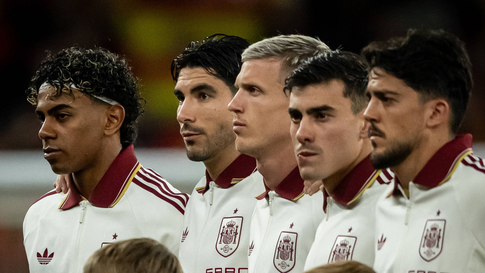 España en el partido ante Egipto