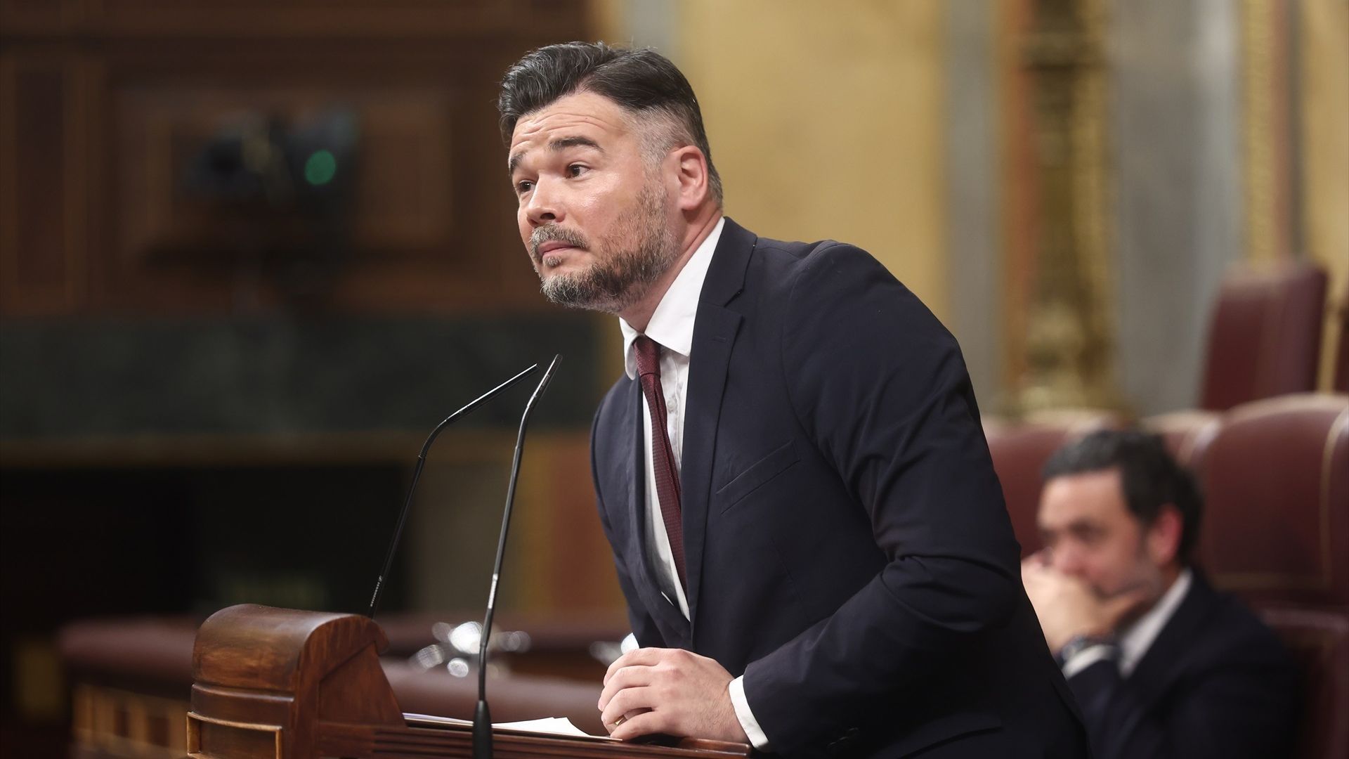 Gabriel Rufián, en el Congreso de los Diputados