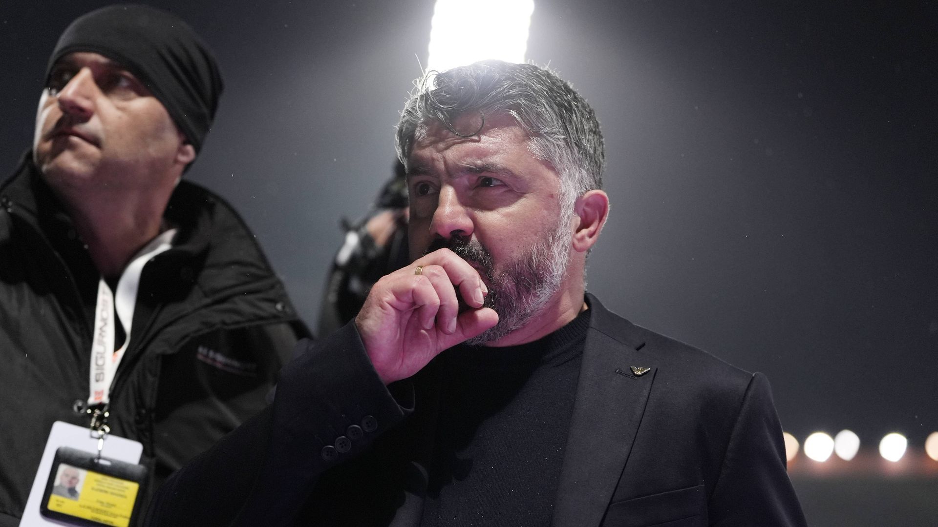 Gennaro Gattuso en un encuentro de Italia