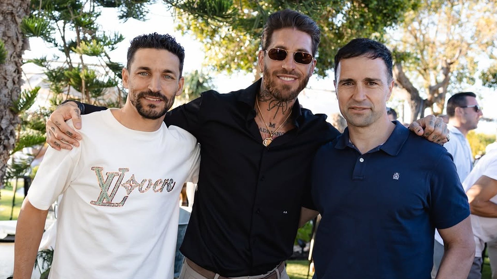 Jesús Navas, junto a Sergio Ramos Jesús Navas, junto a Sergio Ramos