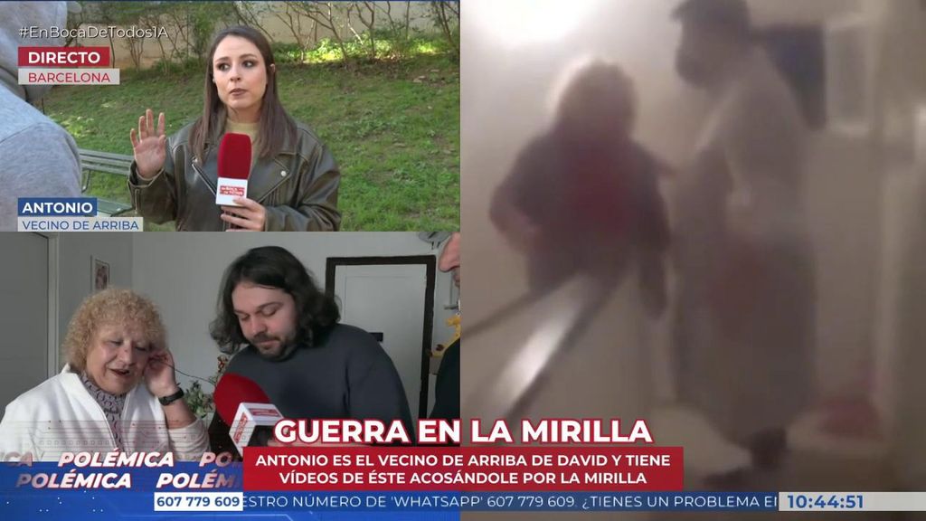 Los vecinos desmienten las agresiones que denuncian David y Gregoria en un piso de renta antigua en Barcelona: “Están enfermos”