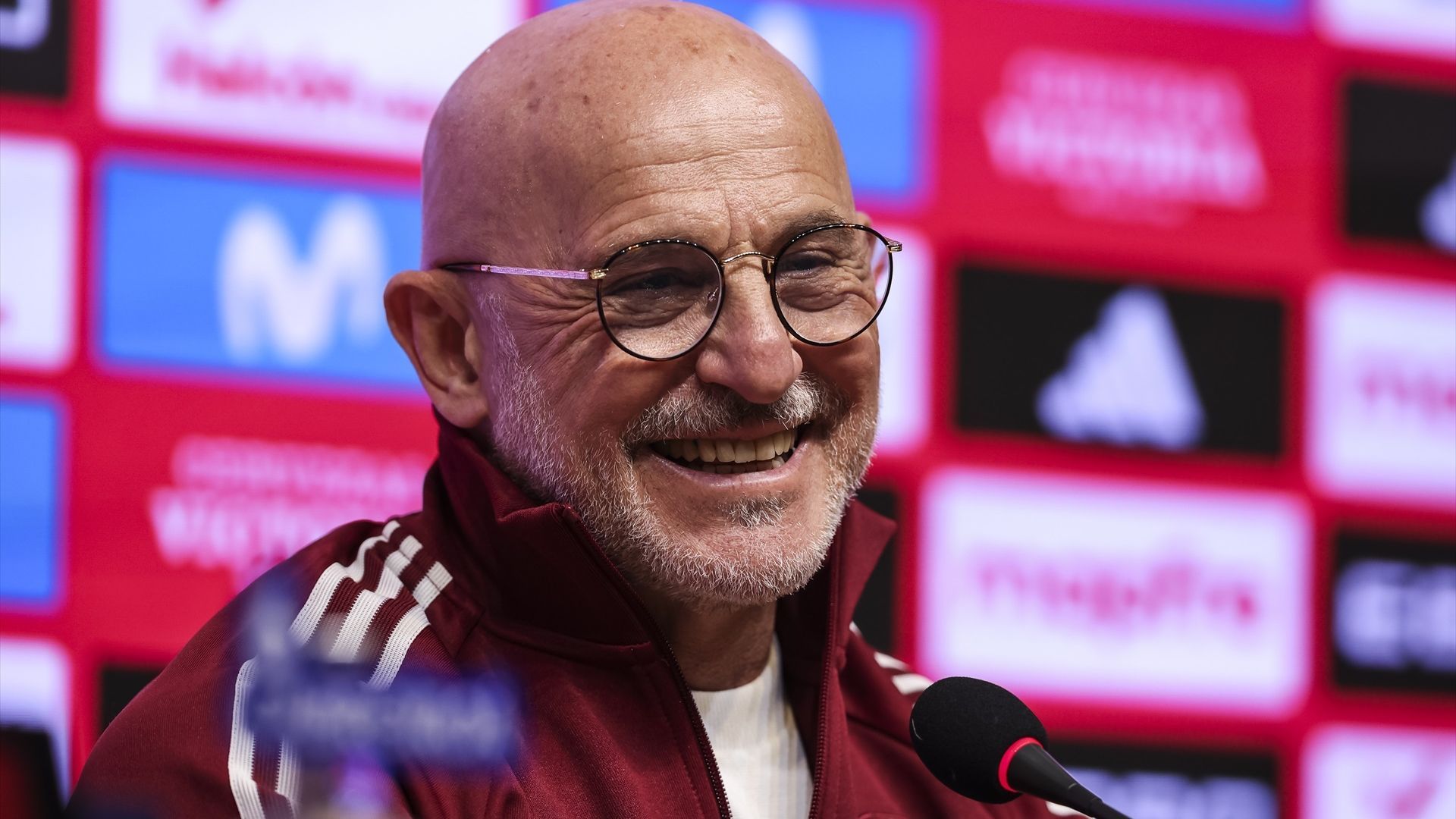 Luis de la Fuente, en rueda de prensa