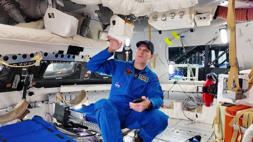 Dentro de Orion, la nave en la que viajarán los primeros humanos que van a volver a la Luna en más de 50 años