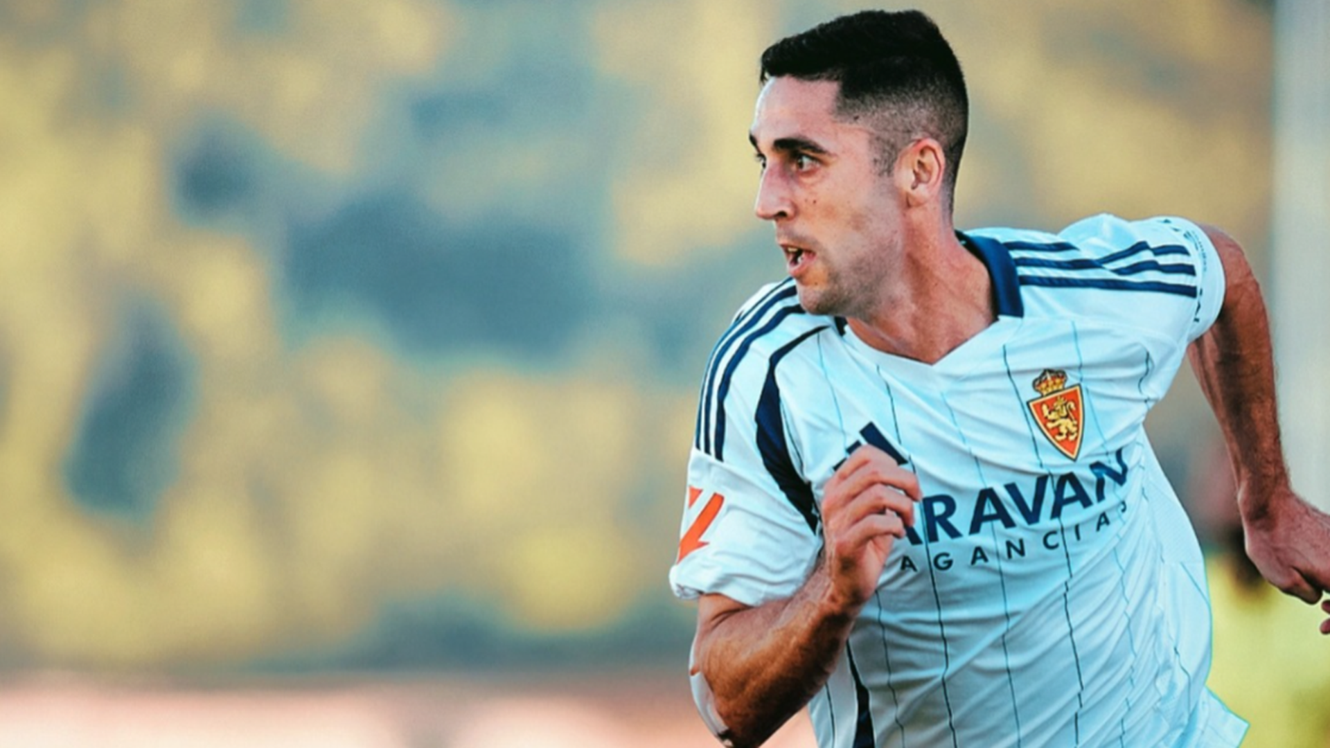 Sabin Merino en un amistoso