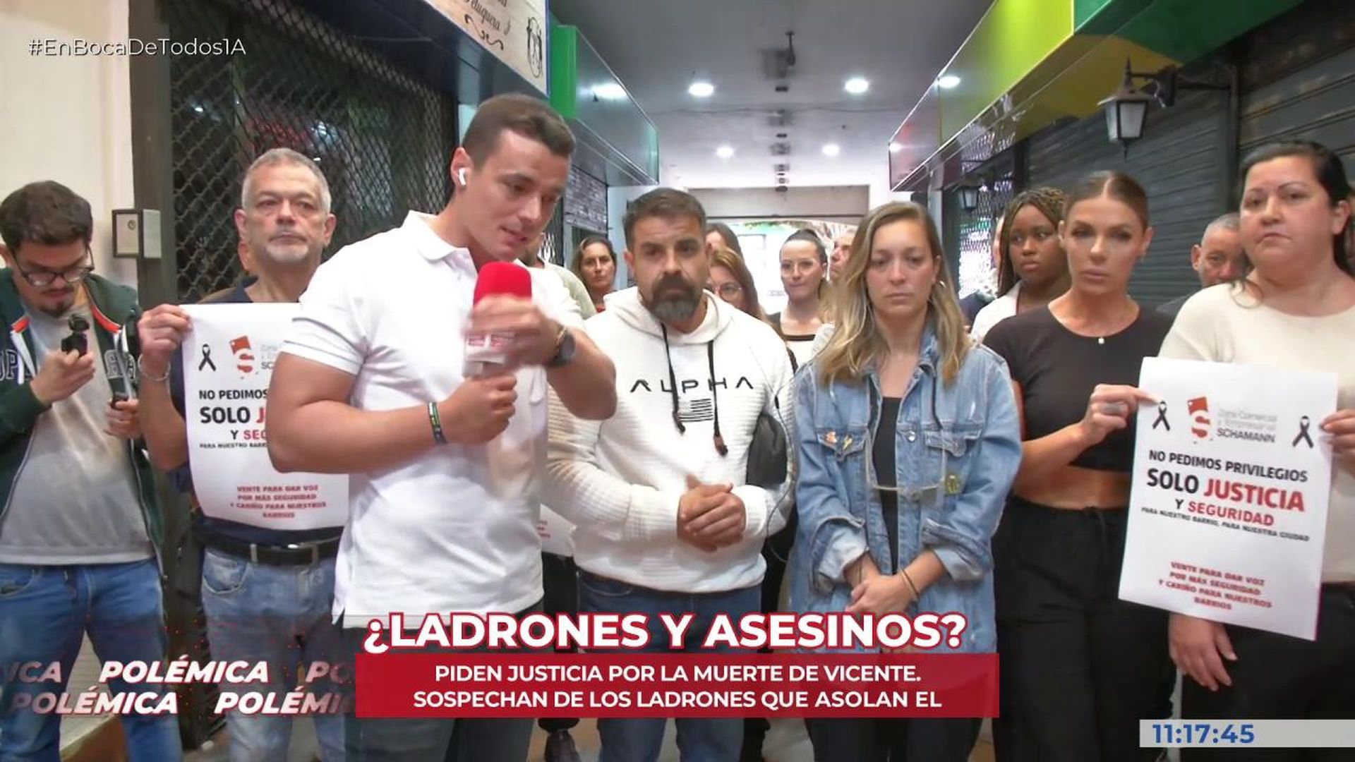 Vecinos de Las Palmas piden justicia por la muerte de Vicente: “Tenemos miedo”