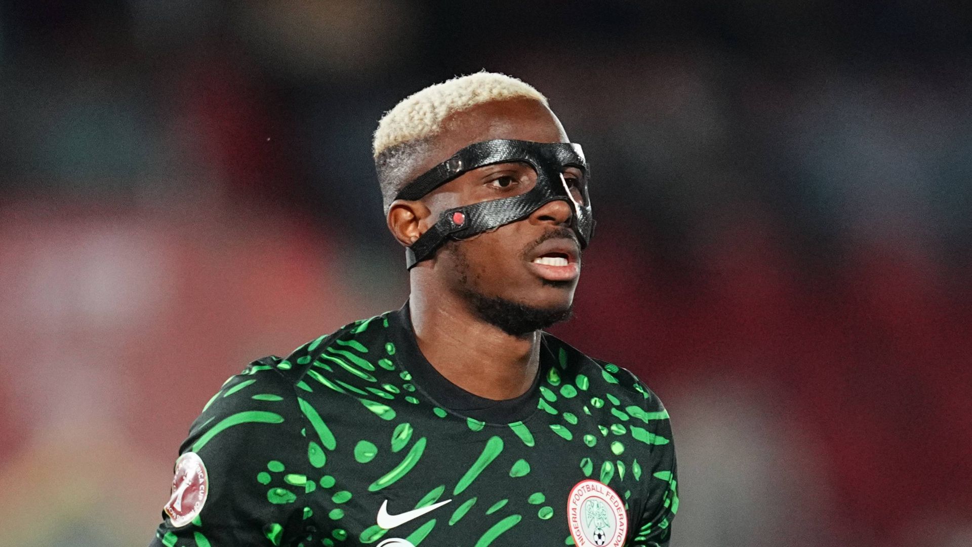 Victor Osimhen con Nigeria