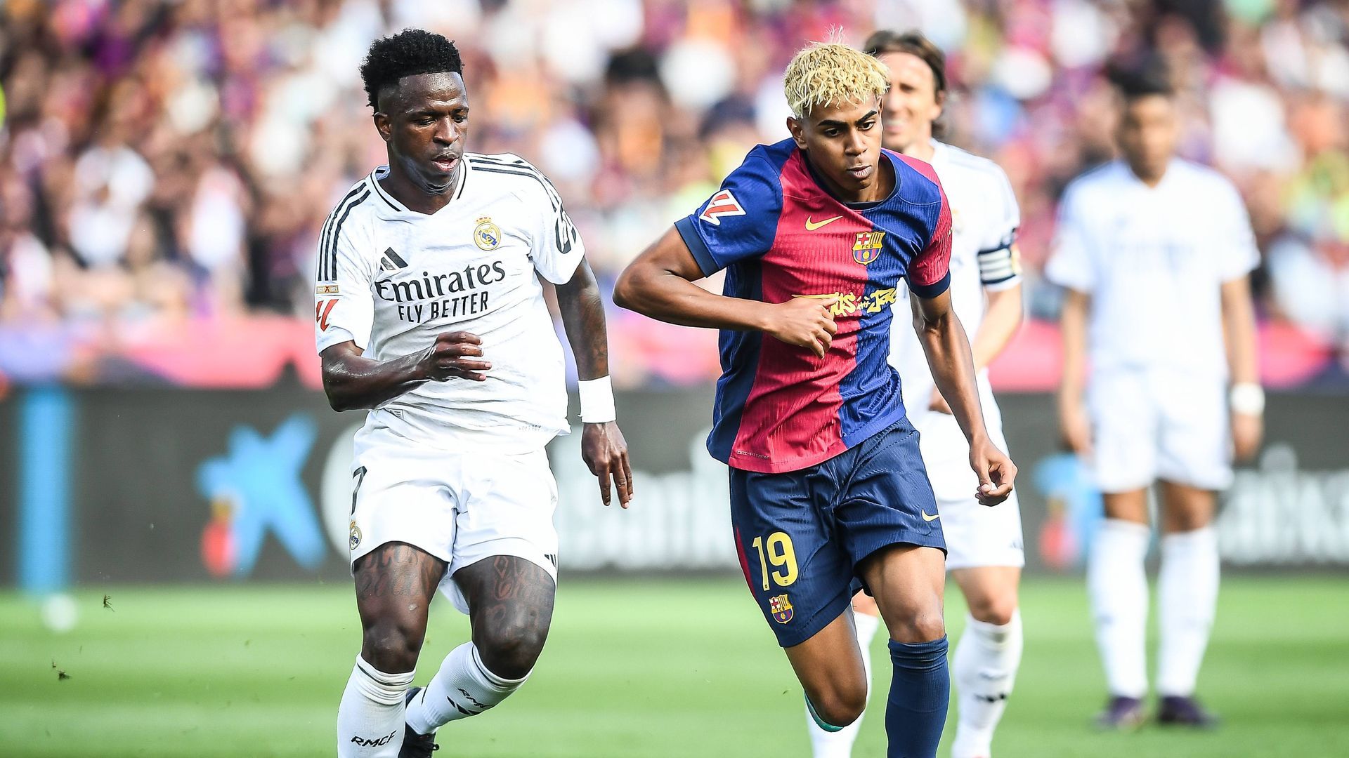 Vinicius y Lamine Yamal, en un Clásico Vinicius y Lamine Yamal, en un Clásico