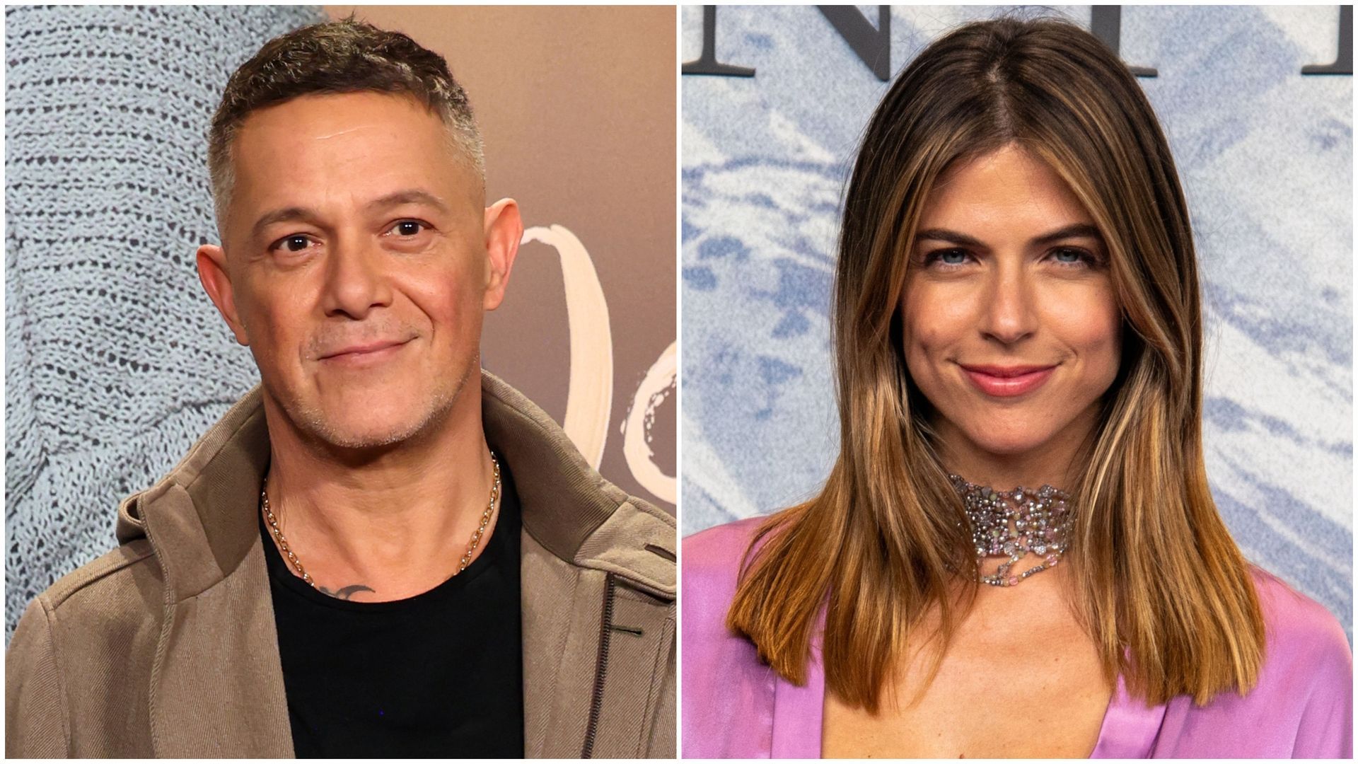 Alejandro Sanz y Stephanie Cayo