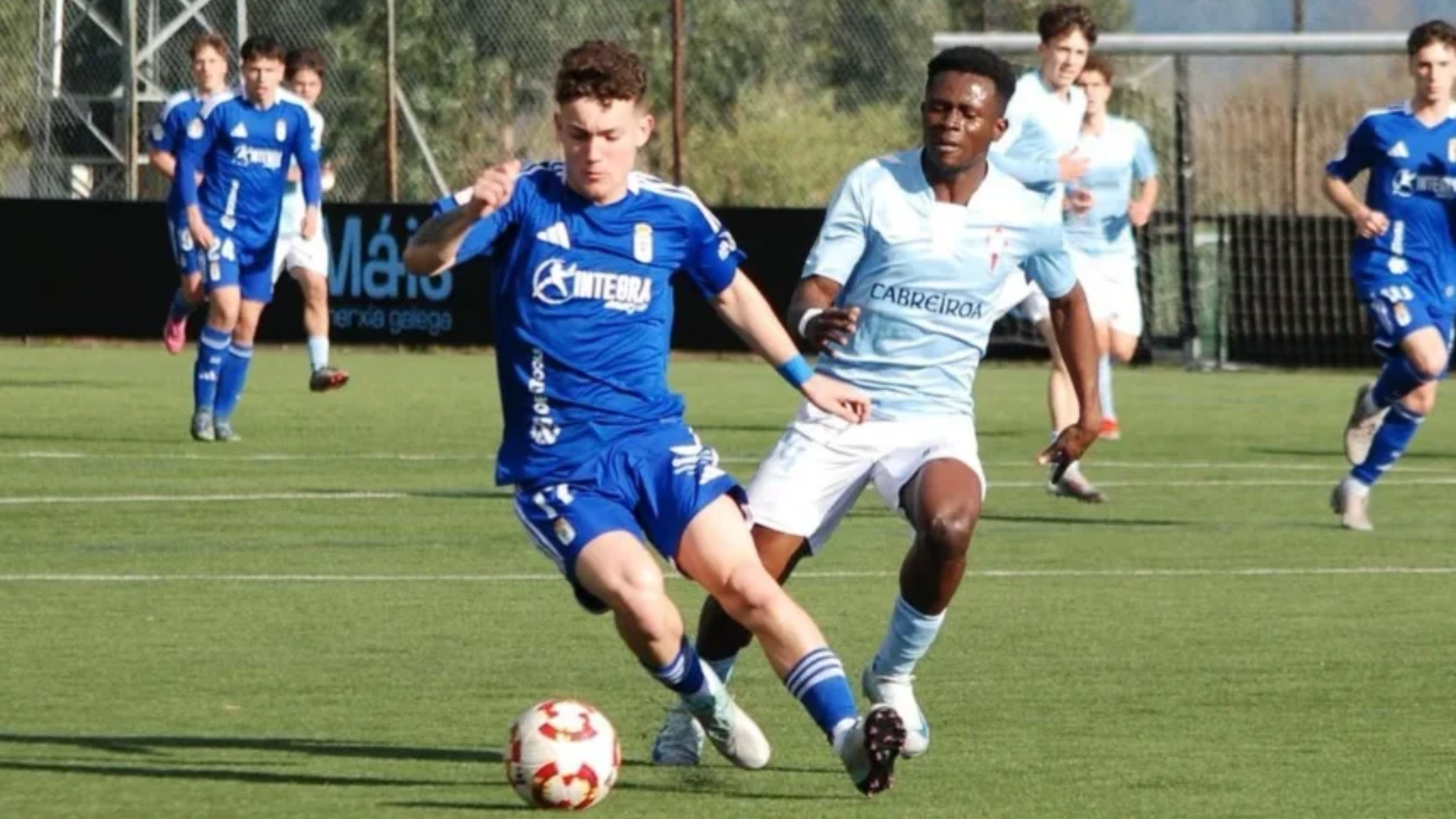 Bernard Somuah en A Madroa con el Juvenil