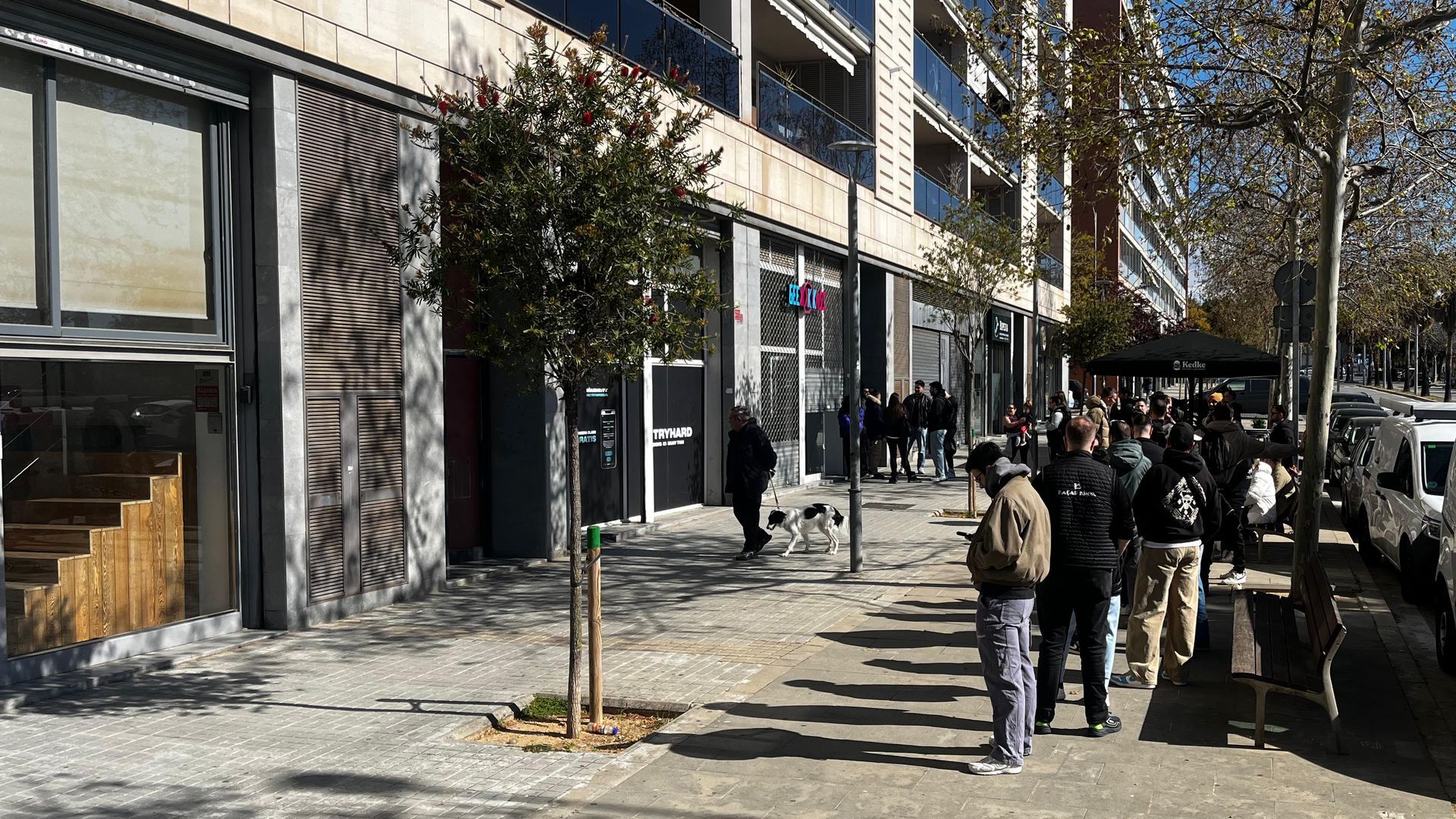 Cola de público para conseguir la última colección de cartas de One Piece