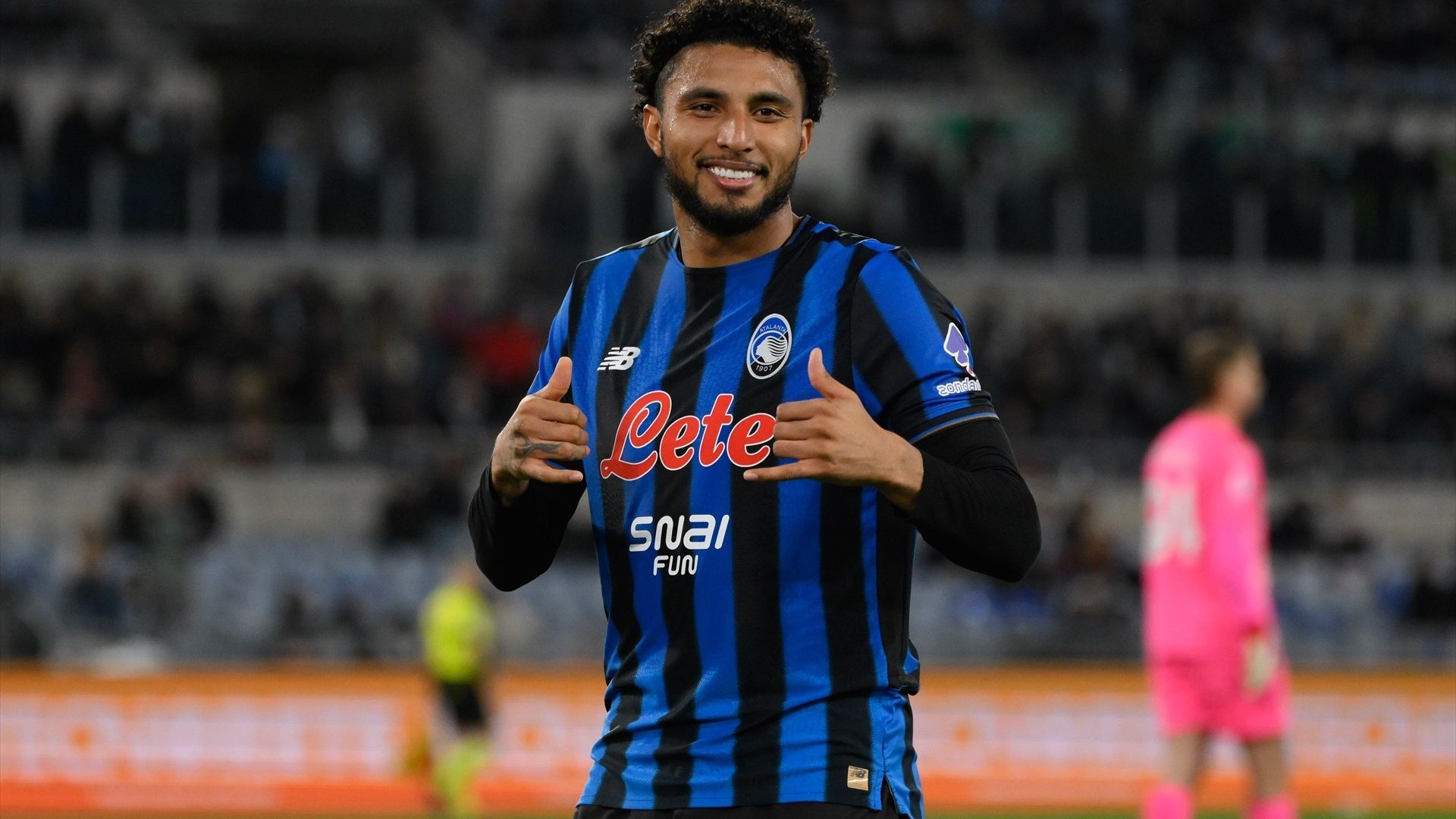 Éderson, en un partido del Atalanta