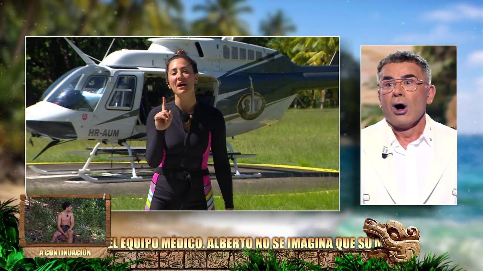 El divertido momento entre Nagore y Jorge Javier