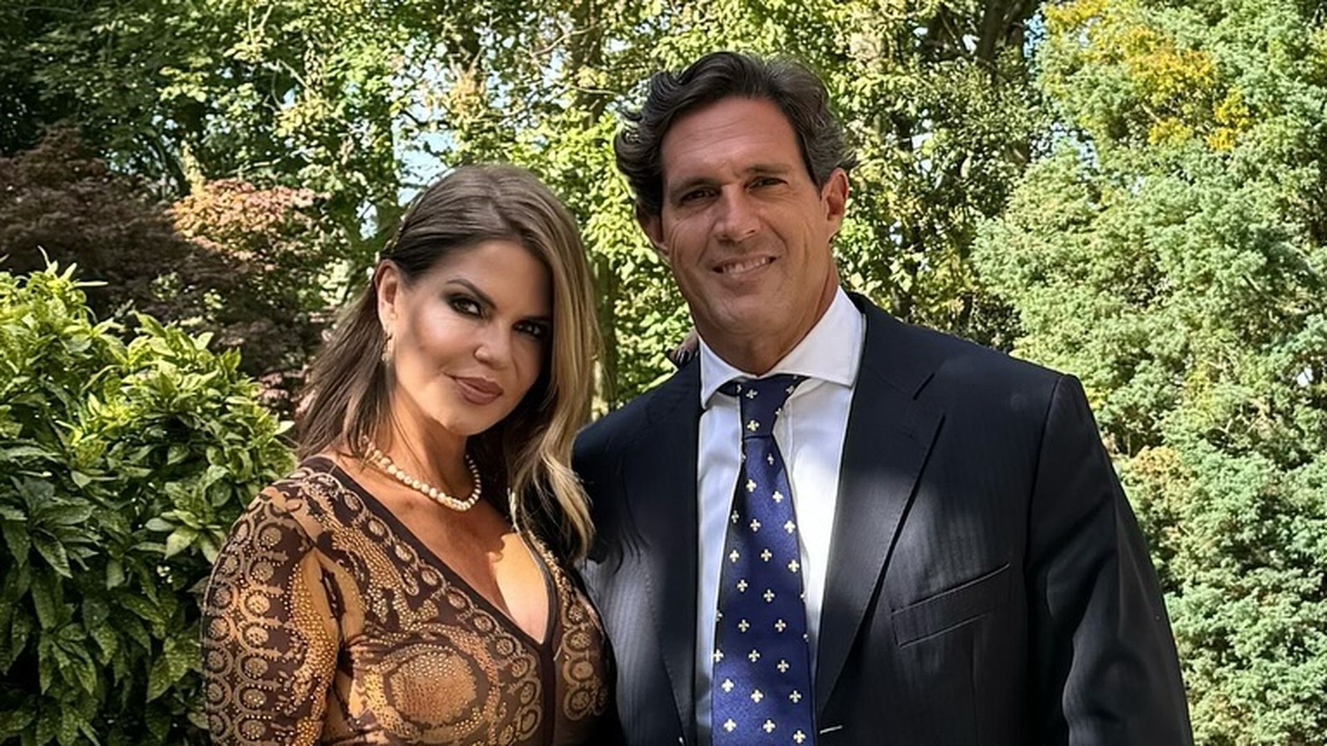 Makoke y su novio, Gonzalo Fernández