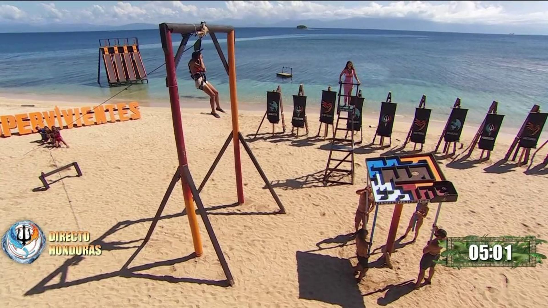 Los habitantes de 'Playa Derrota' lo dan todo en un apasionante juego de localización