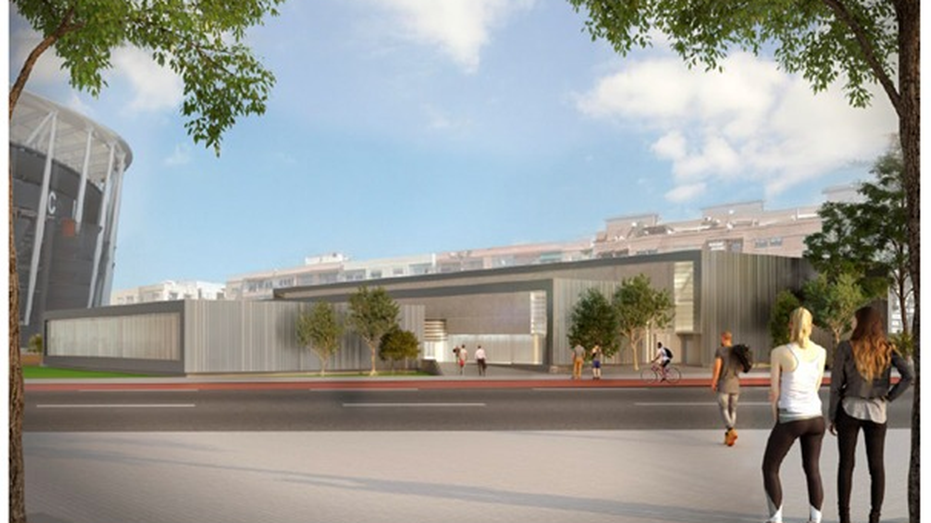 Polideportivo anexo al Nou Mestalla