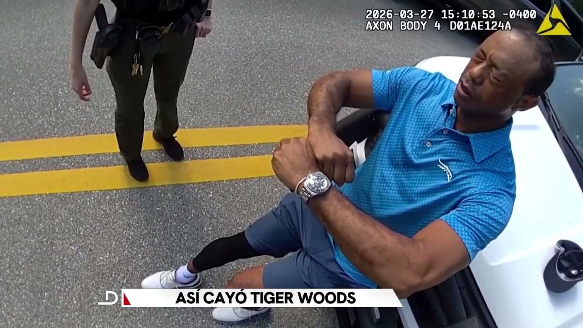 La detención de Tiger Wood