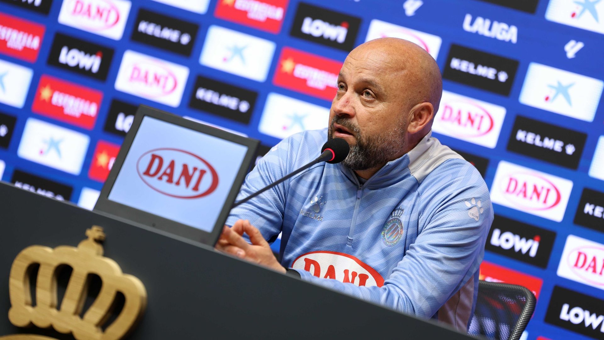 Manolo González, en sala de prensa
