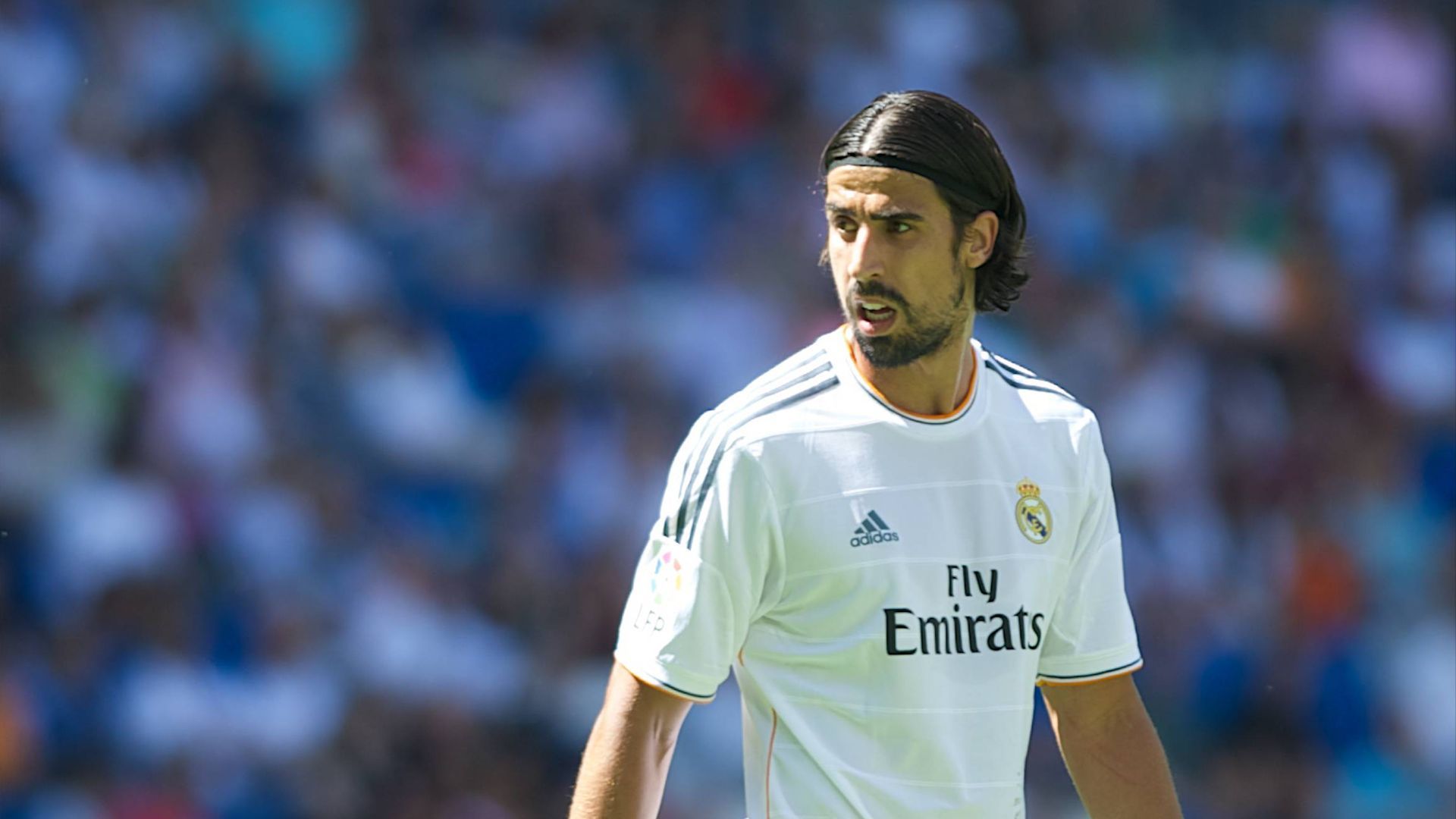 Sami Khedira durante un partido del Real Madrid