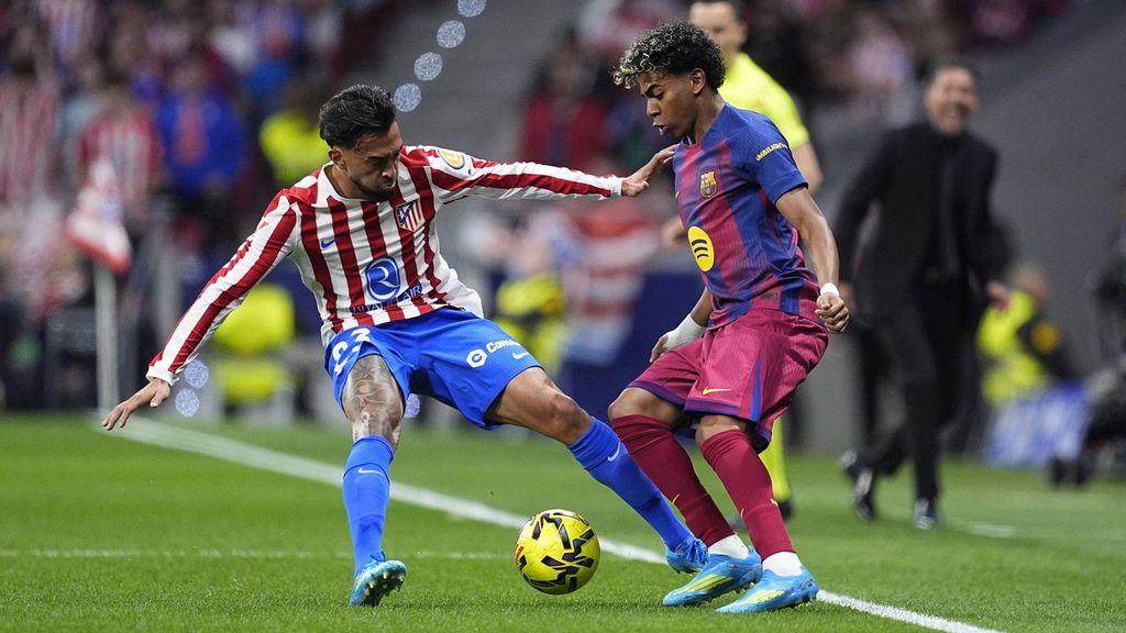 Nico González, desesperado con Lamine Yamal, roja directa y el Cholo Simeone queda señalado