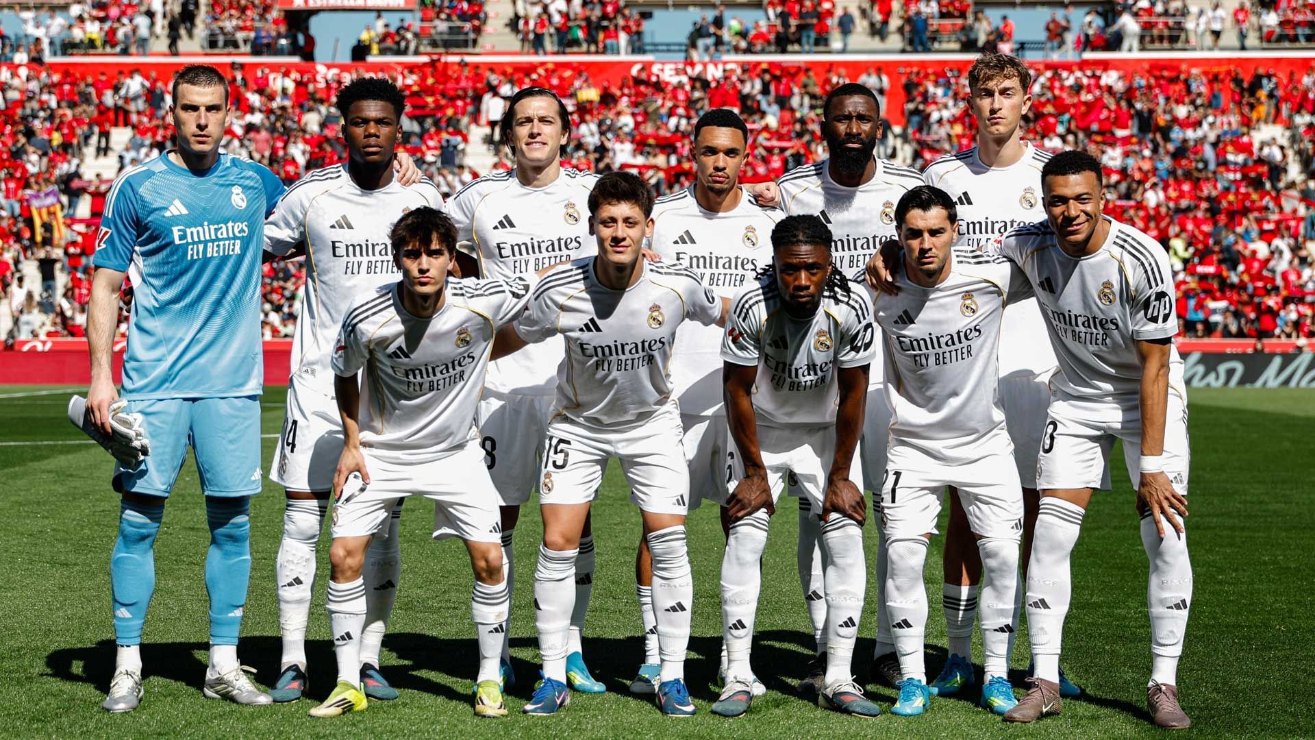 El once del Real Madrid en Son Moix